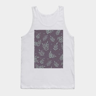 Magical branches - grey and xanadu Tank Top